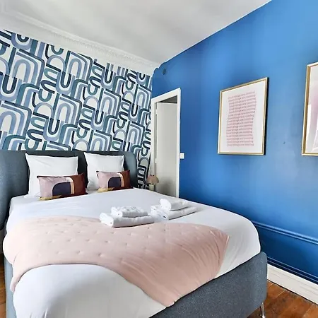 Paisible Centre De - Bleu Appartement Parijs