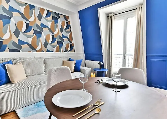 Paisible Centre De - Bleu 아파트 파리