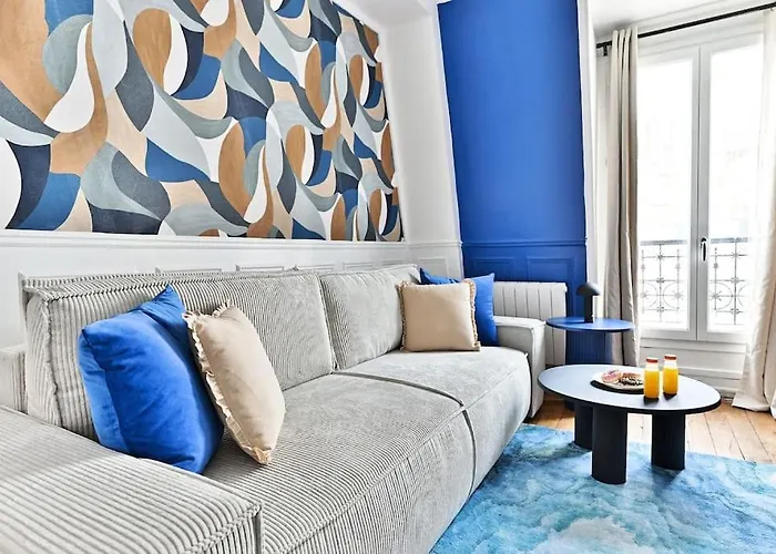 Paisible Centre De - Bleu 아파트 파리