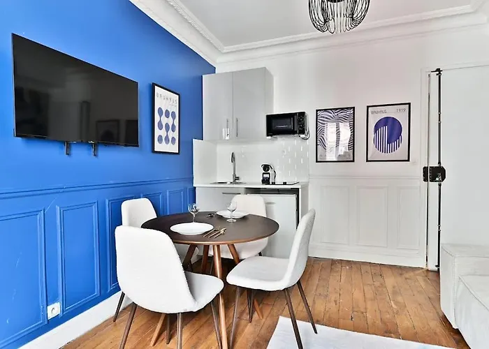 Paisible Centre De - Bleu 아파트 *