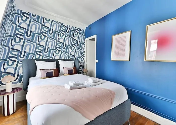 Paisible Centre De - Bleu 아파트 파리