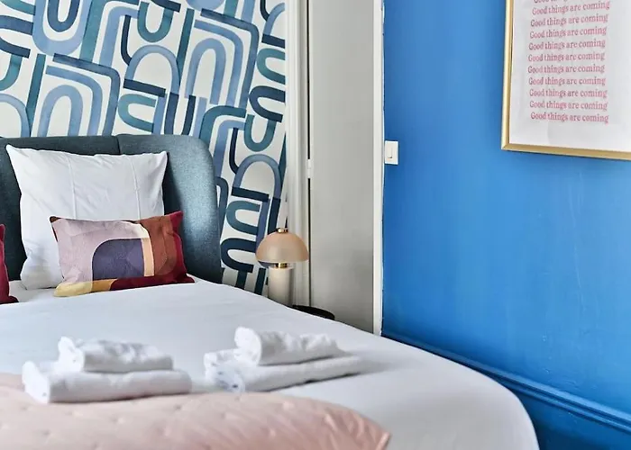 Paisible Centre De - Bleu 아파트 파리