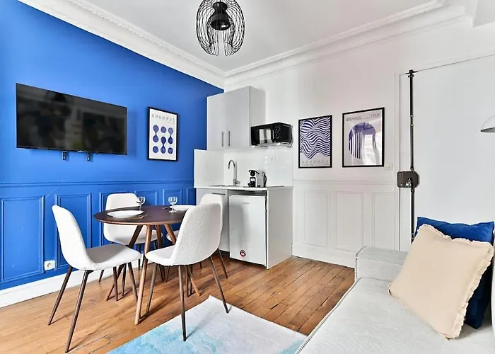 아파트 Paisible Centre De - Bleu 파리