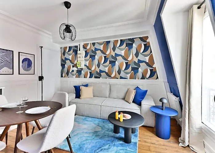 Paisible Centre De - Bleu 아파트 파리